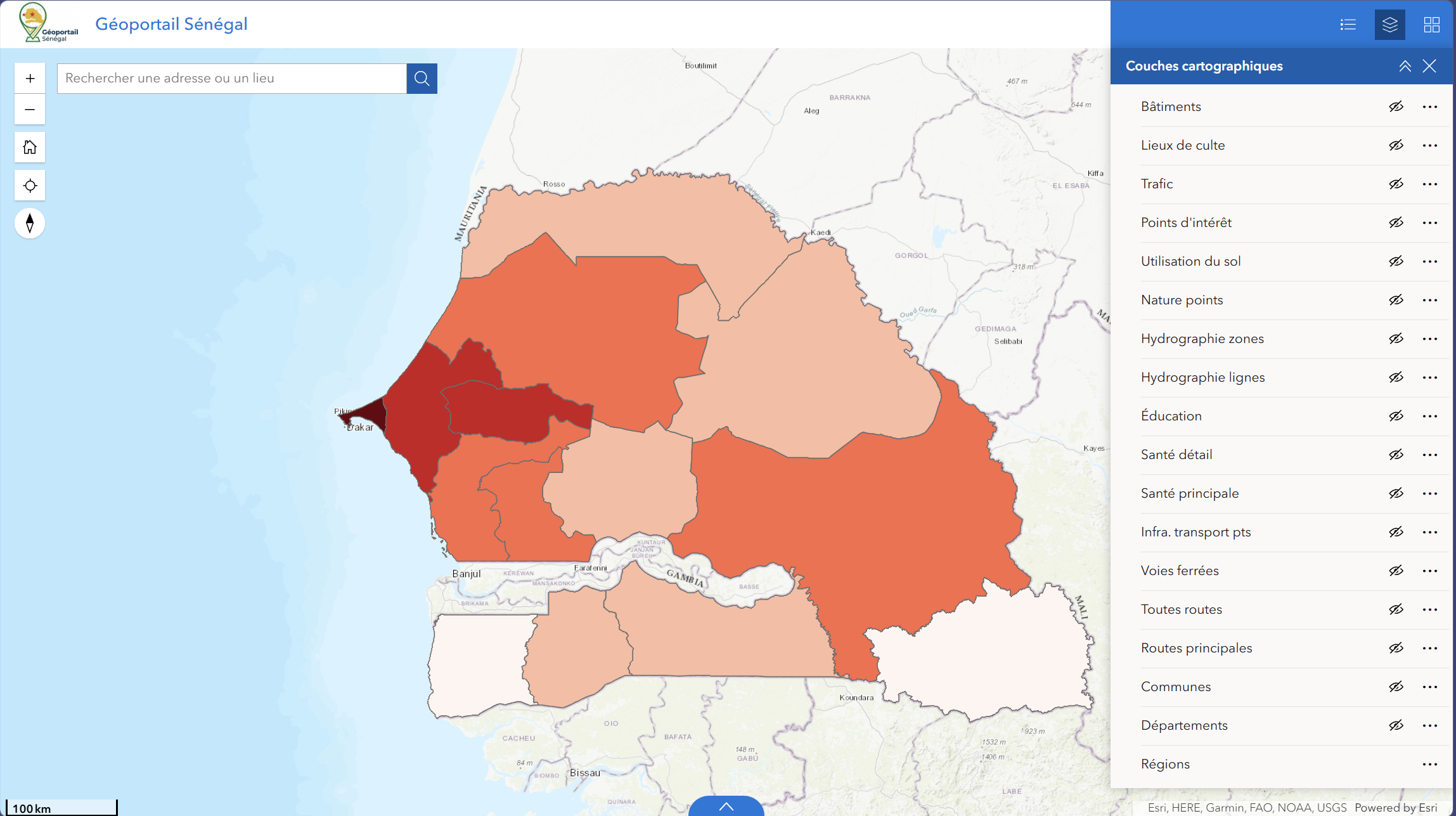 Géoportail Sénégal